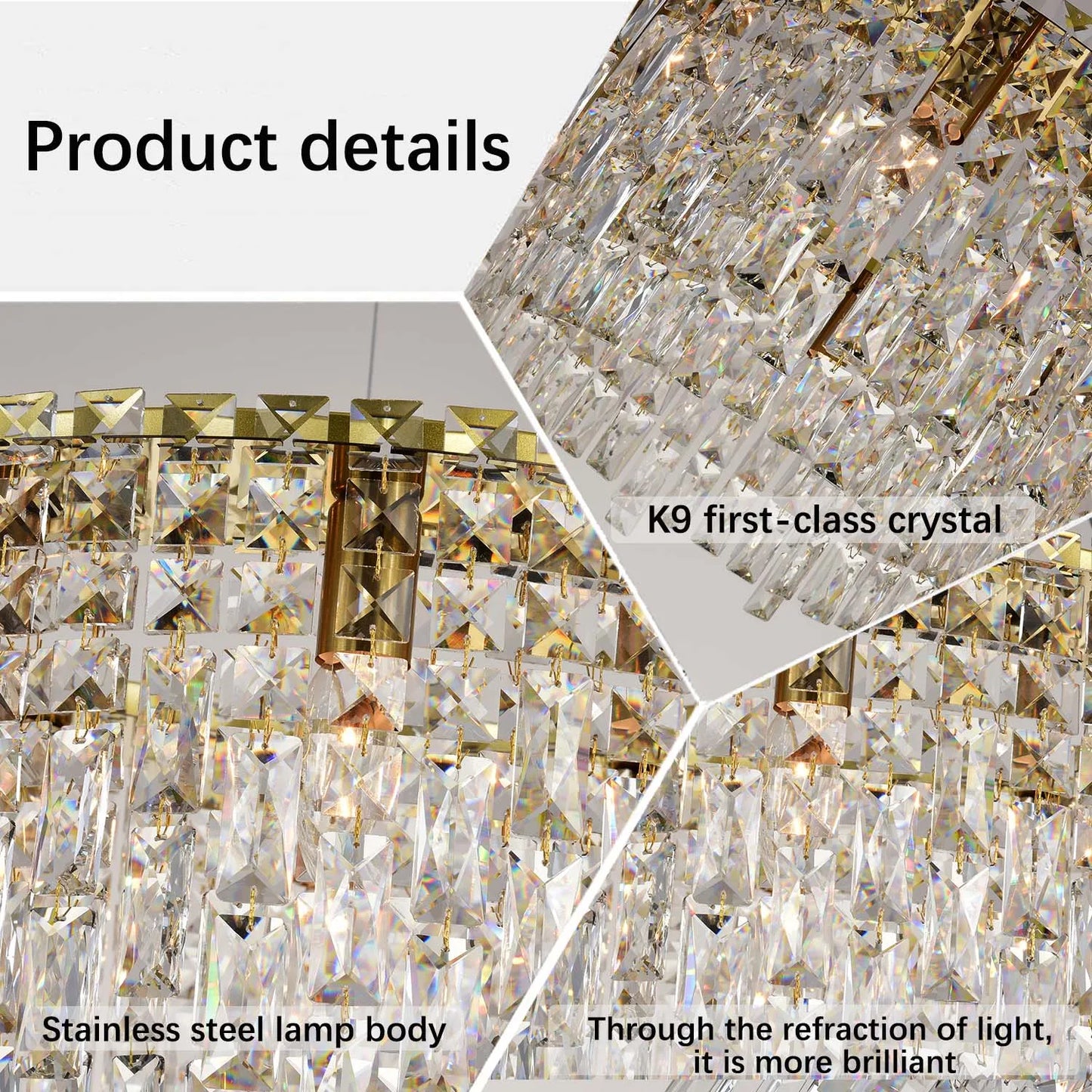 Modern Ceiling Crystal Chandelier