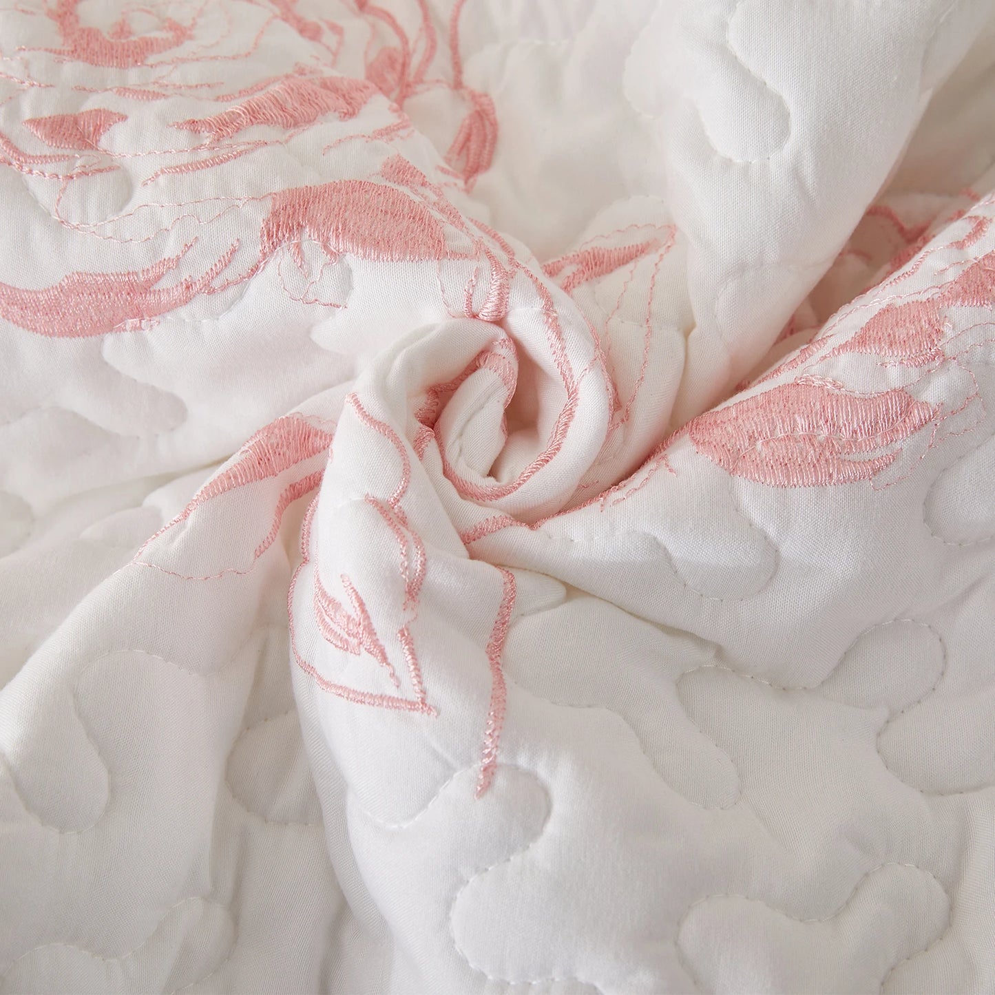 Multi-color Rose Print Quilted Quilt Bedding - All Seasons
