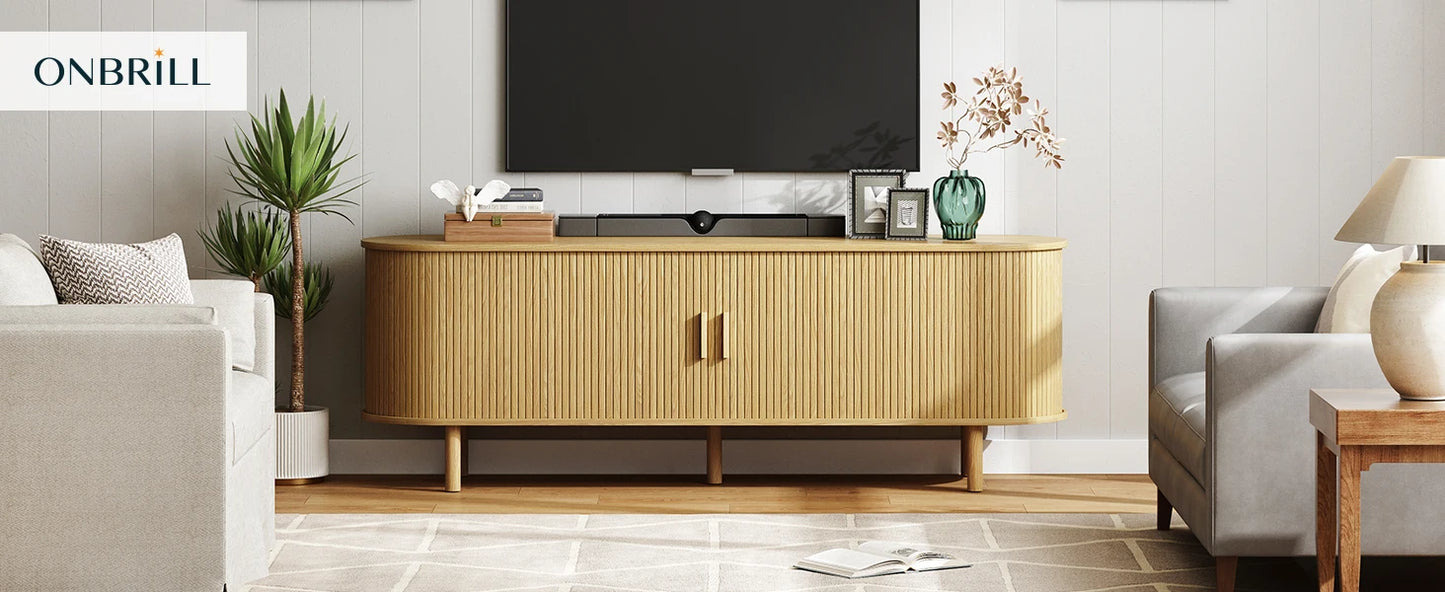 TV Stand Living Room Furniture with Power Outlet