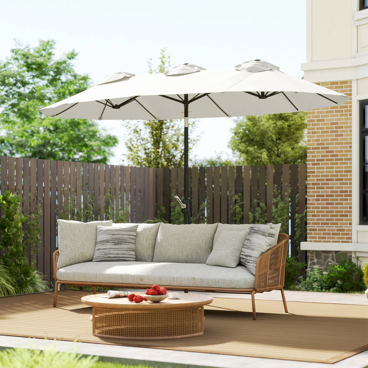 Double-Sided Patio Umbrella