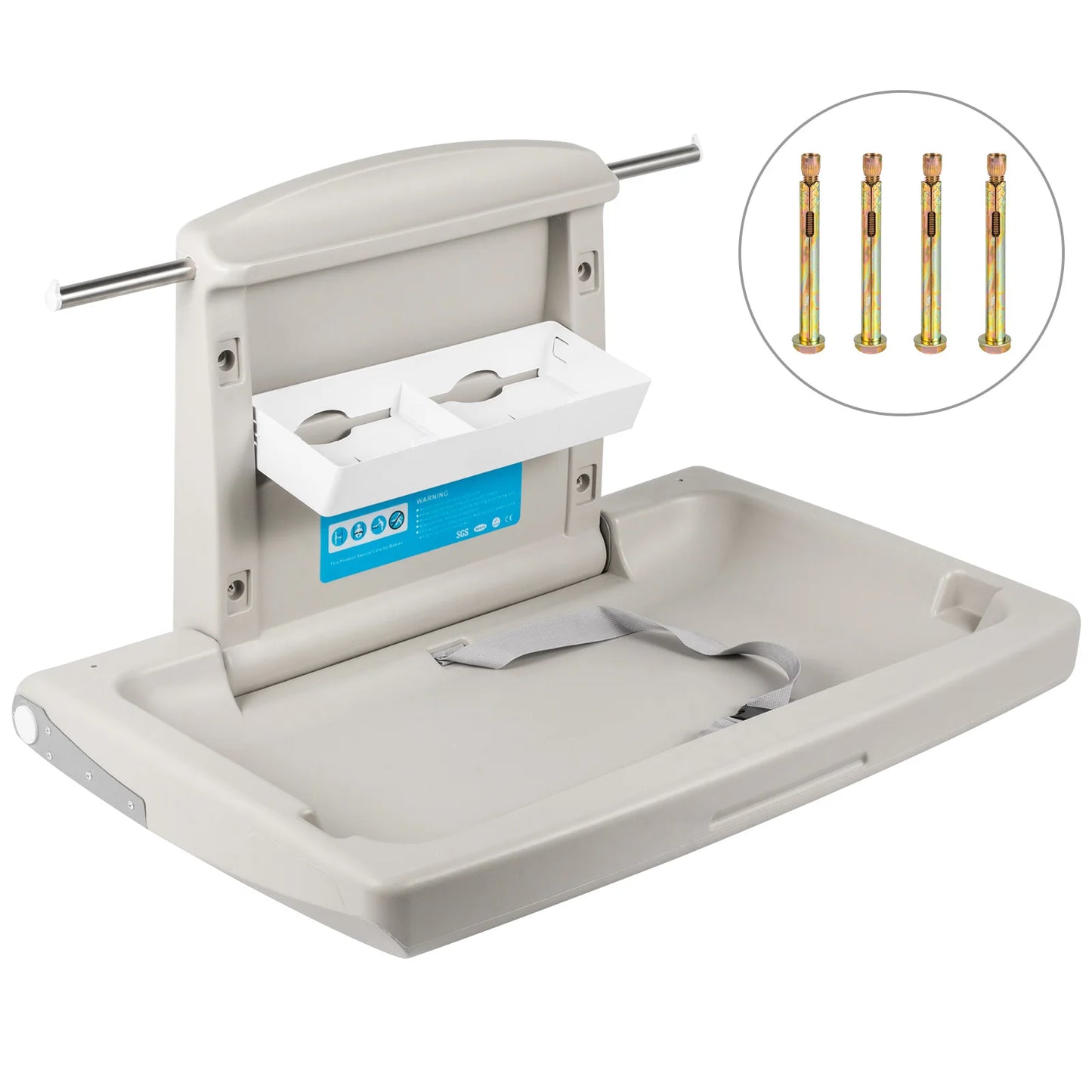 Baby Diaper Changing Table and Fold Down Vertical