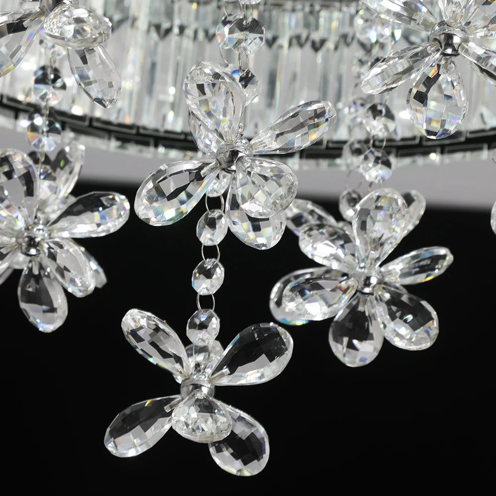 Modern Chandelier Crystal LED Ceiling