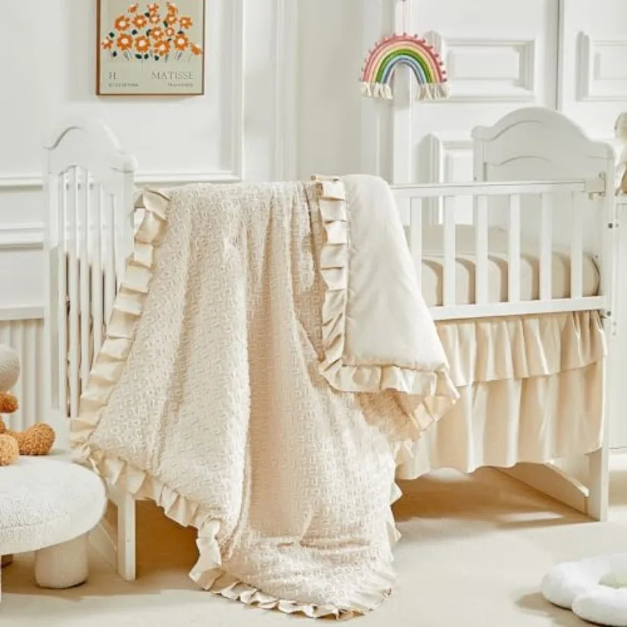 Tufted Crib Bedding Set