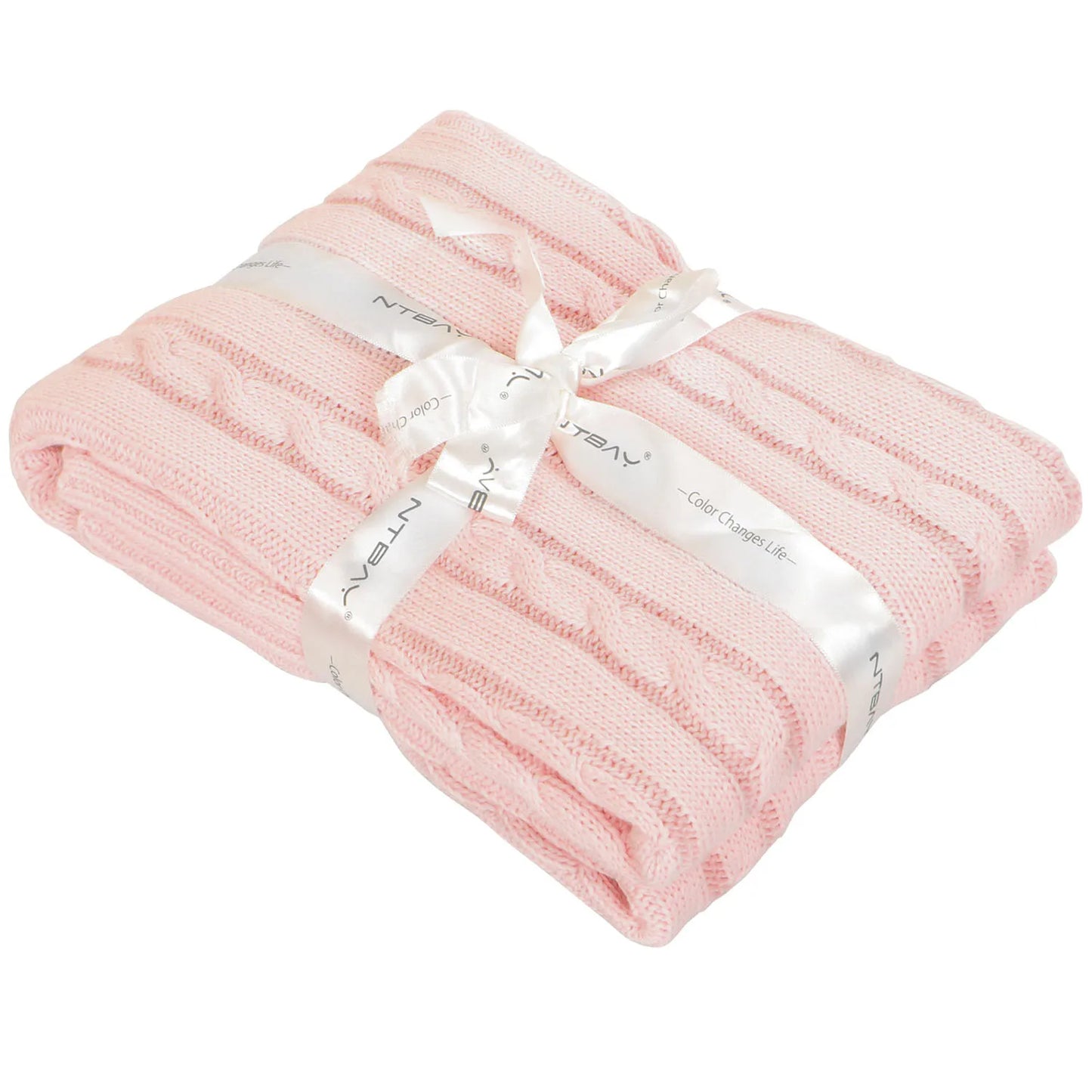 Cable Knit Baby Blanket