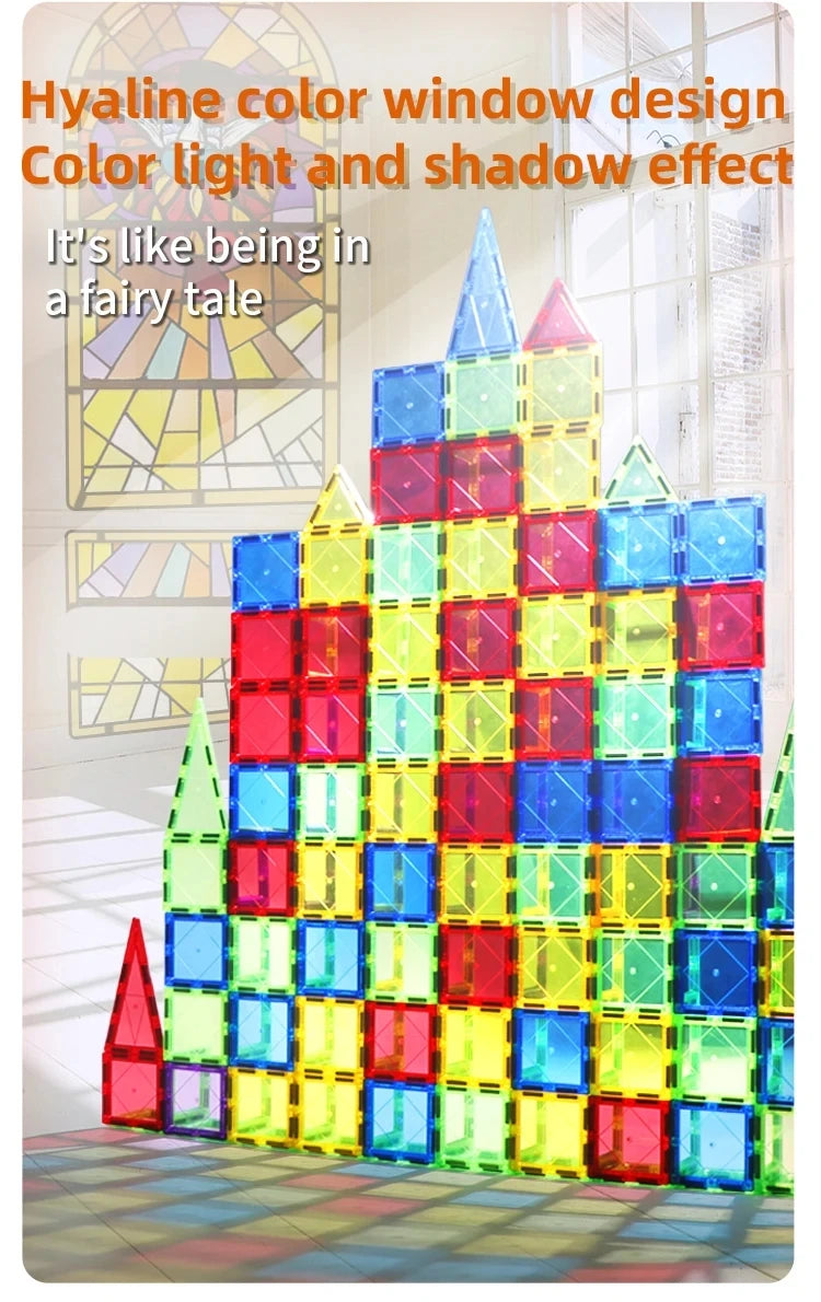Romboss Magnetic Montessori Educational Building Blocks