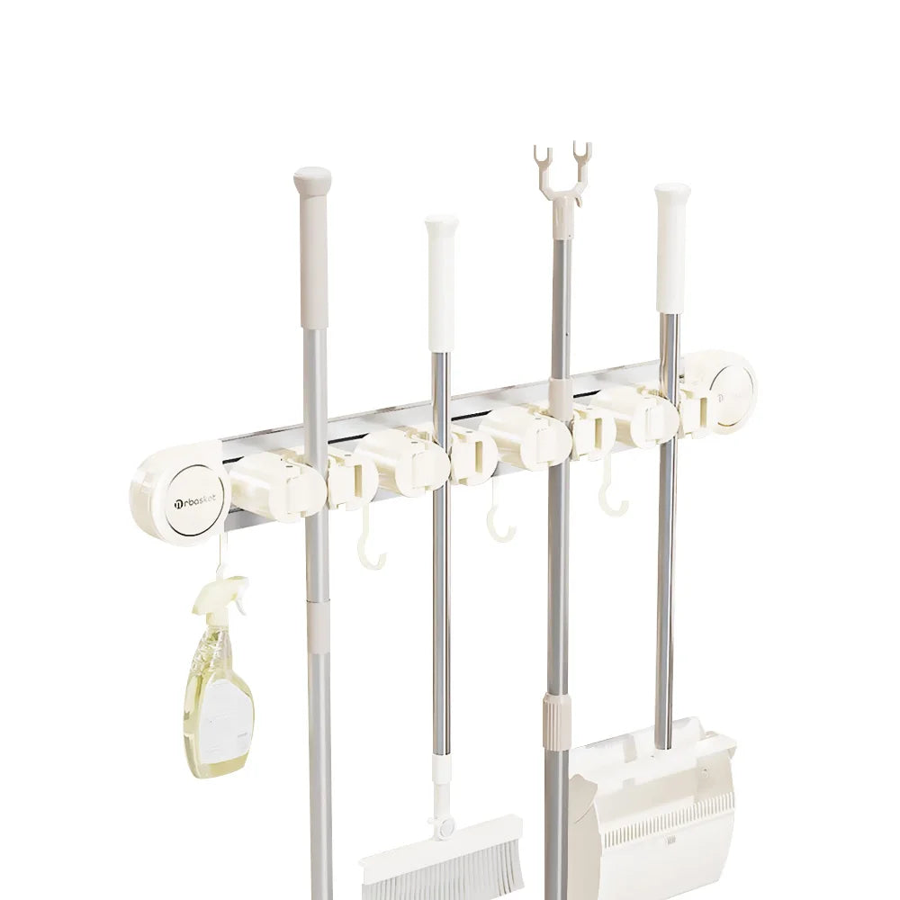 Laundry Mop Rack Wall Mounted Display