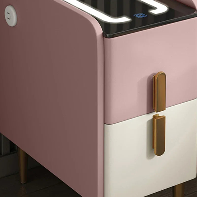 Modern Bedside Table Smart Dresser Created Luxury Vanity Desk
