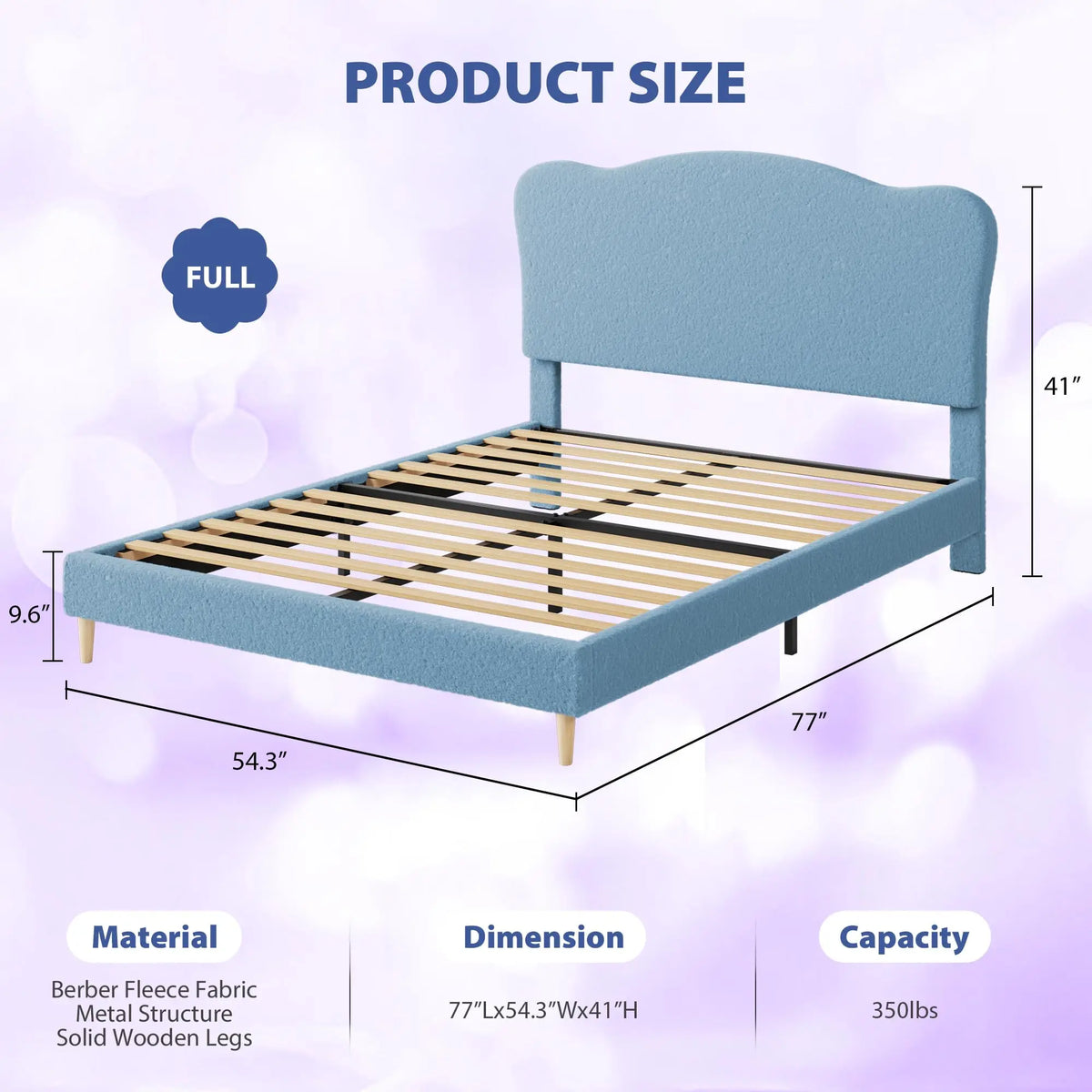 Upholstered Platform Bed Frame
