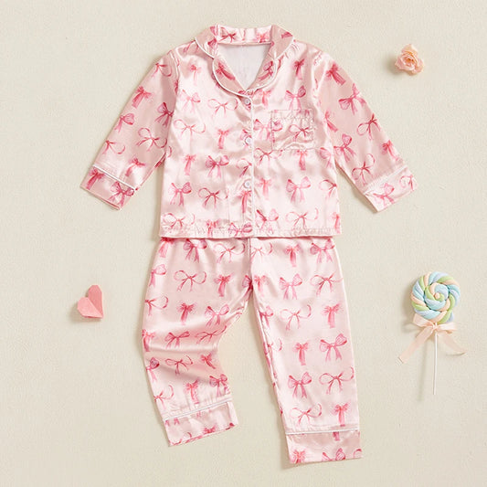 Baby Girl Silk Pajama Set