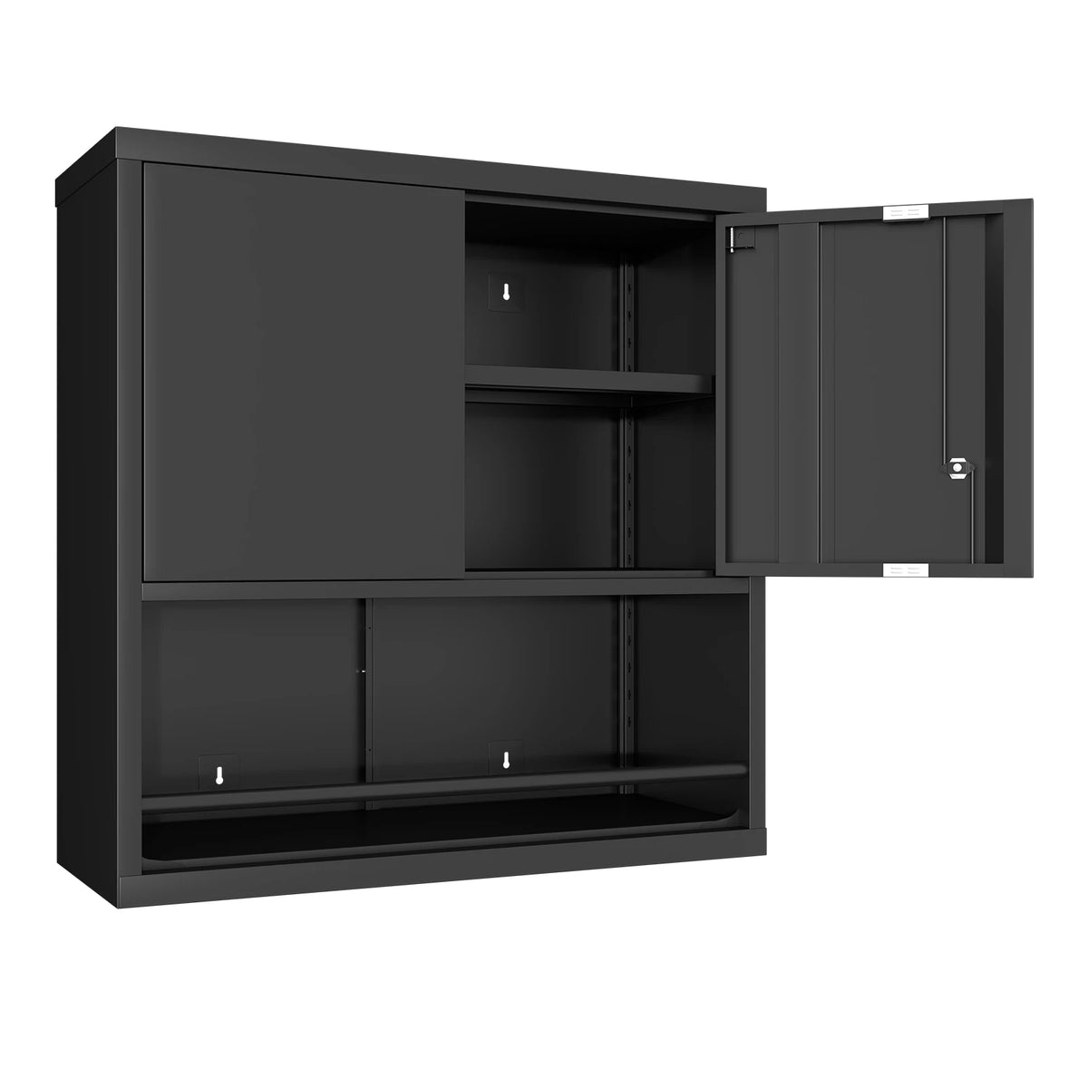 Heavy Duty Wall Mounted Lockable Steel Storage Cabinet