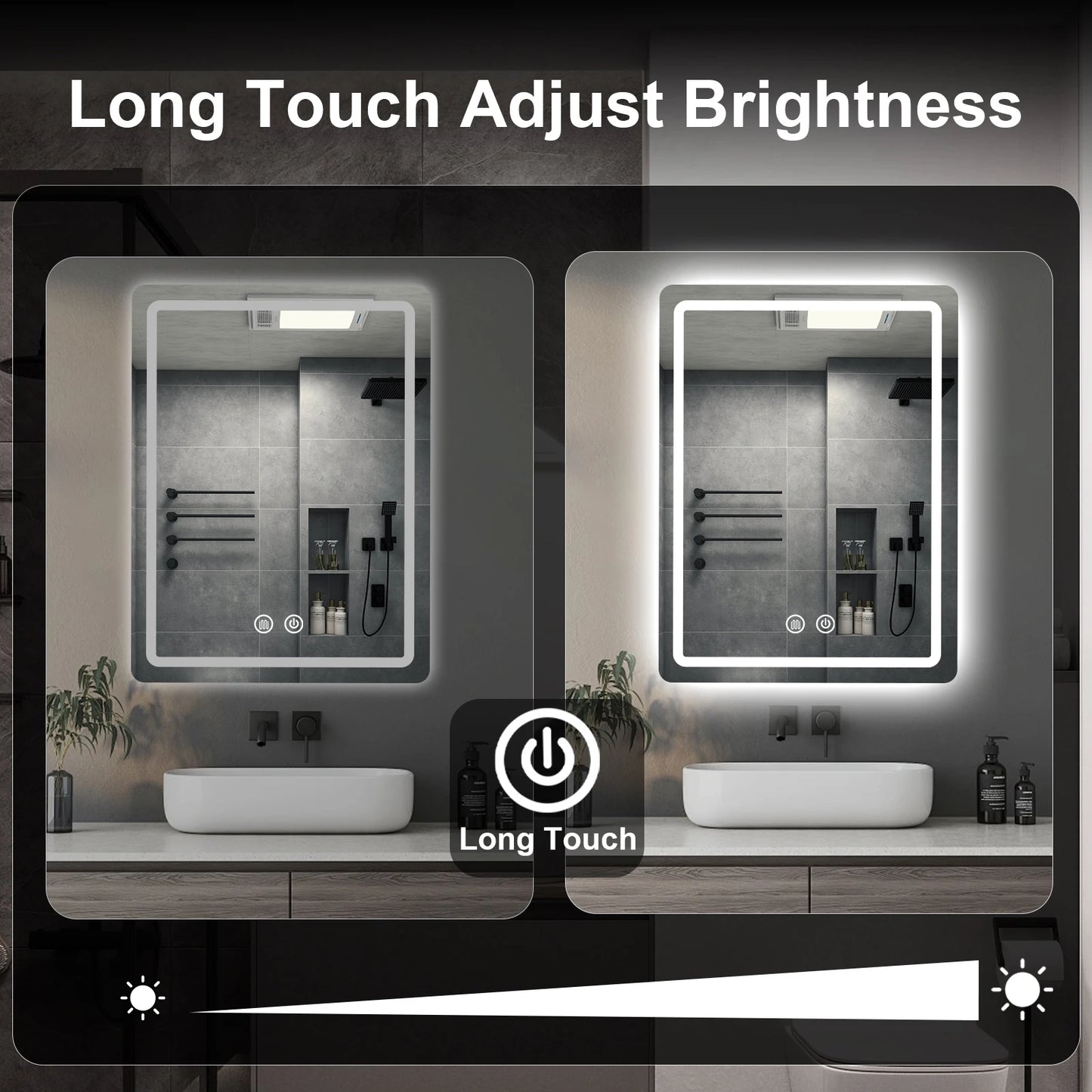LED Vanity Mirror with Backlit Lights