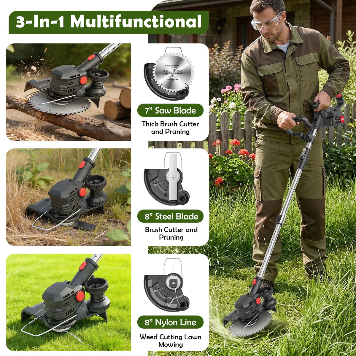 Electric Lawn Mower Garden Tool