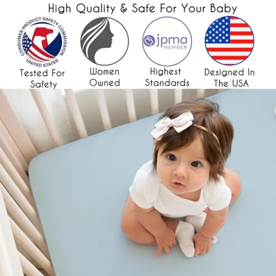 Baby Crib Bedding Set - Ocean Seashells