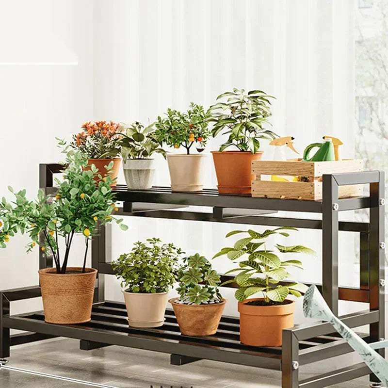 Universal Outdoor Metal Square Plant Rack