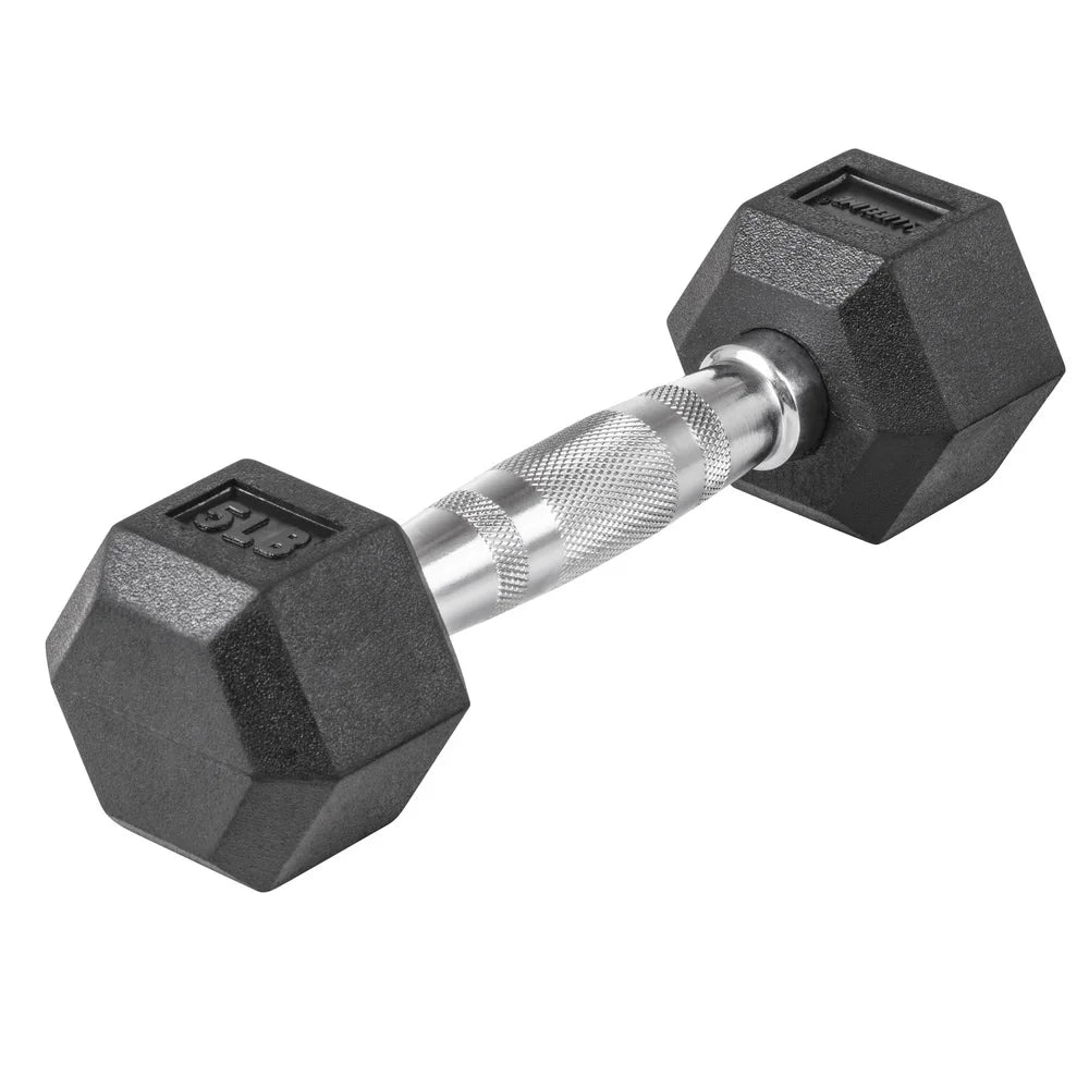 Rubber Dumbbell - Durable Weight Training