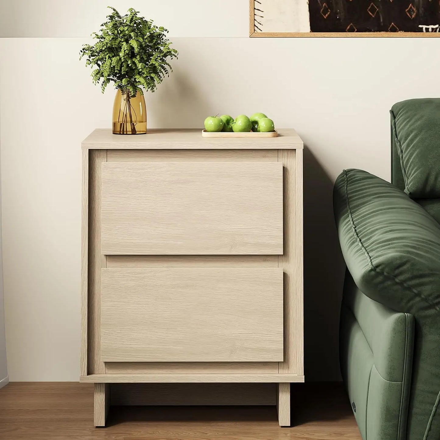 Modern Nightstand with Storage