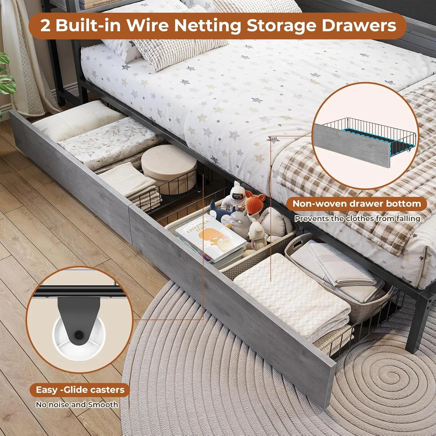Corner Full Bed Frame