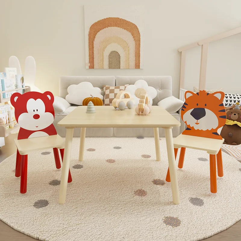 Table and 2 Chairs Set