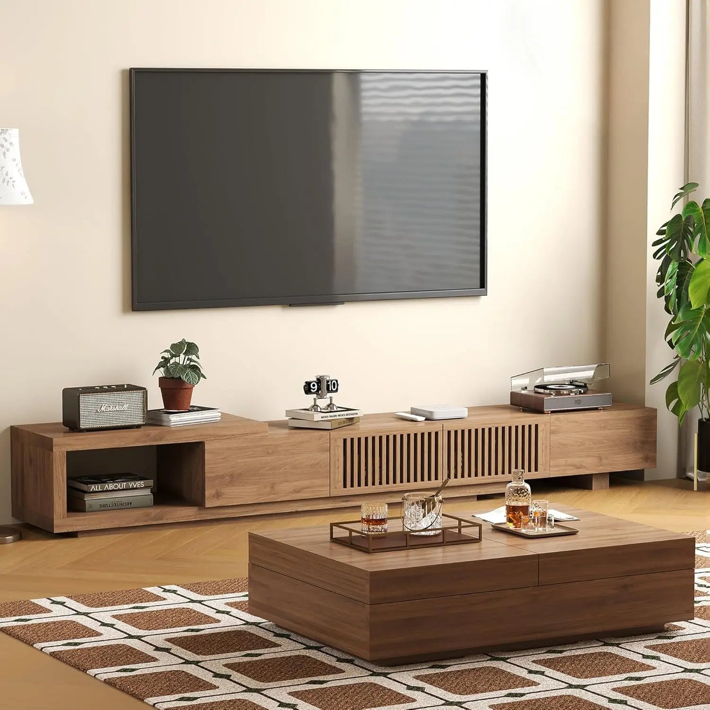 Mid-Century Modern Expandable Coffee Table