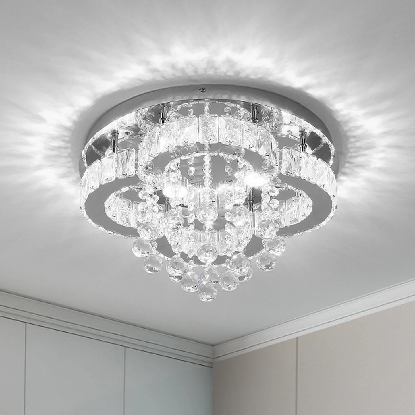 Crystal Chandelier Luxury Pendant Ceiling Lamp