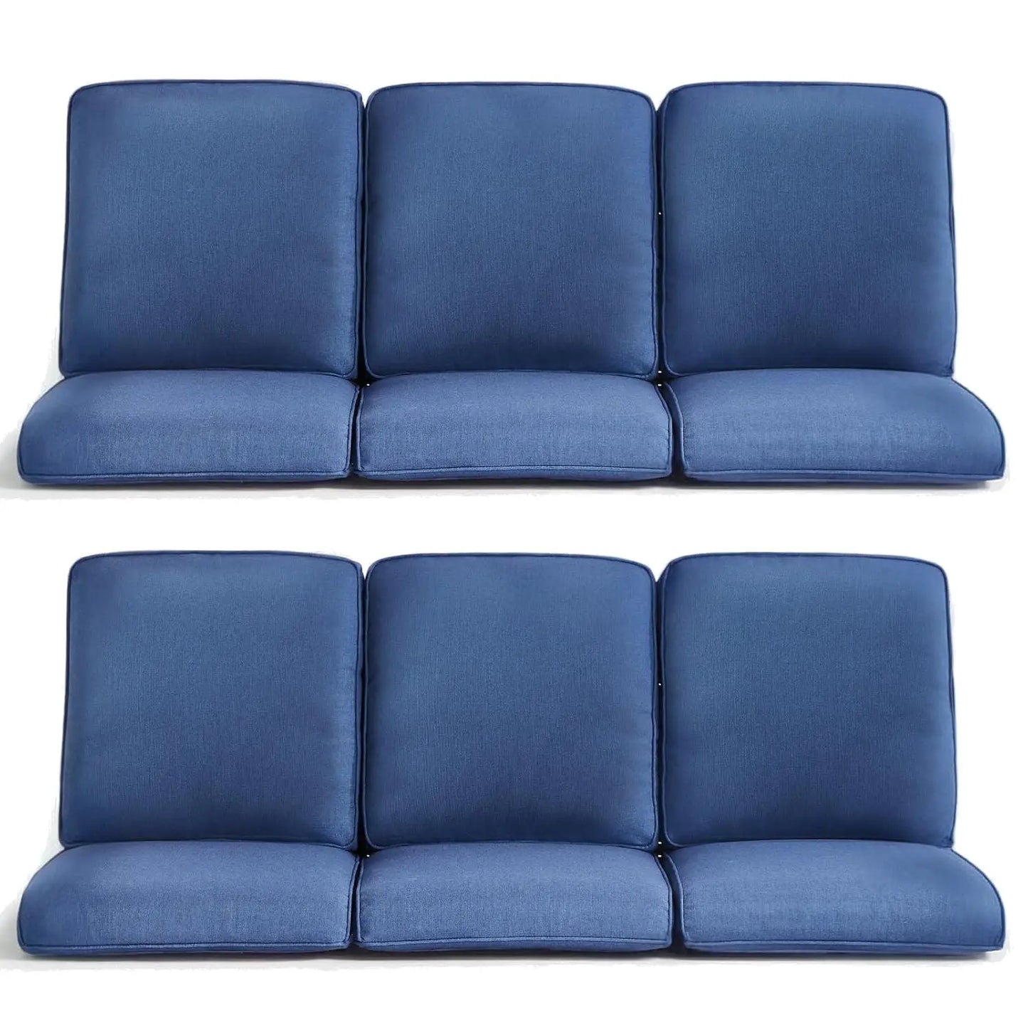 Deep Seat Cushion Set Zippered Removable Cover