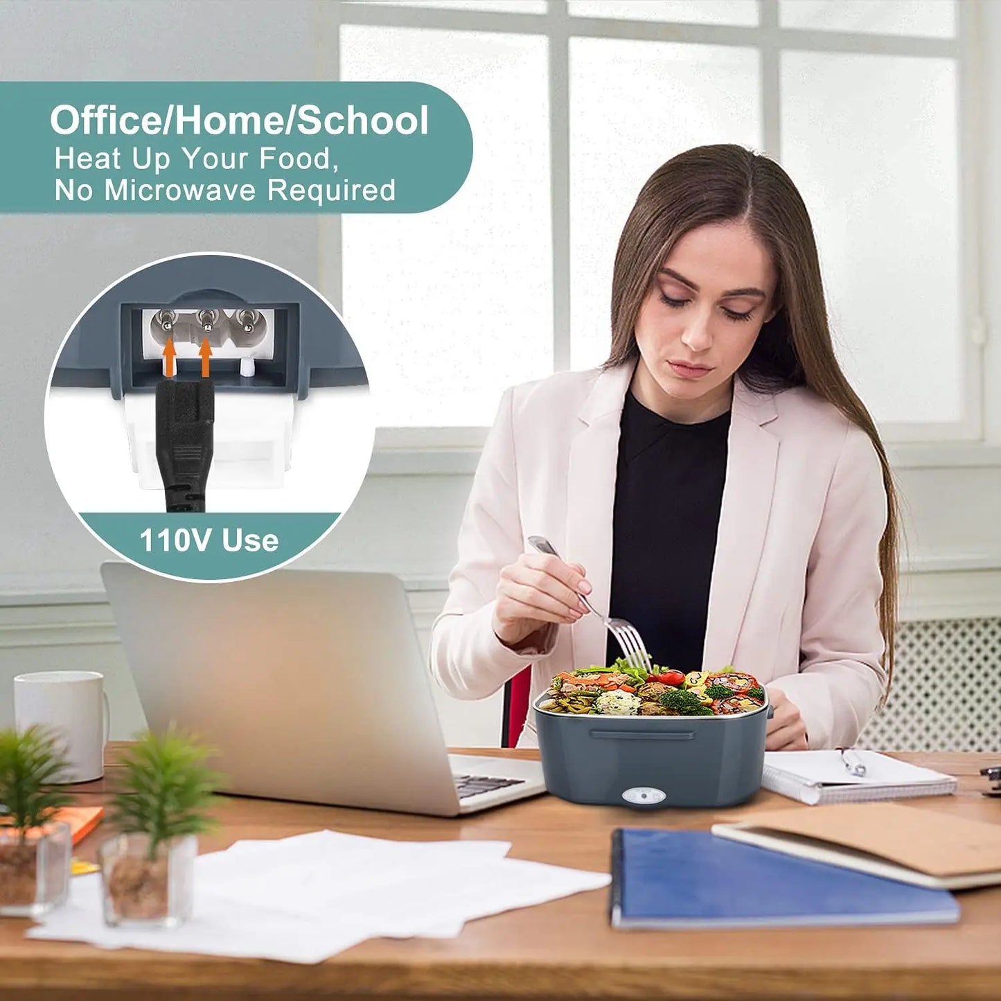 Electric Portable Food Heater Lunch Box