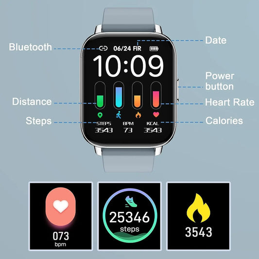 Fitness Watch Heart Rate Monitor/Pedometer/Sleep Monitor.