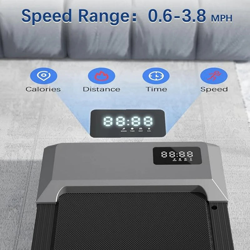 Walking Pad Treadmill with LCD Digital Data Display