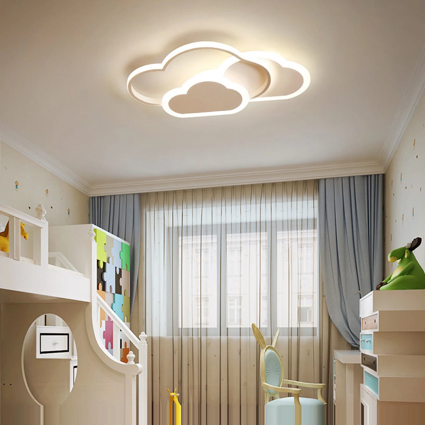 Modern Acrylic LED Creative Cloud Ceiling Light