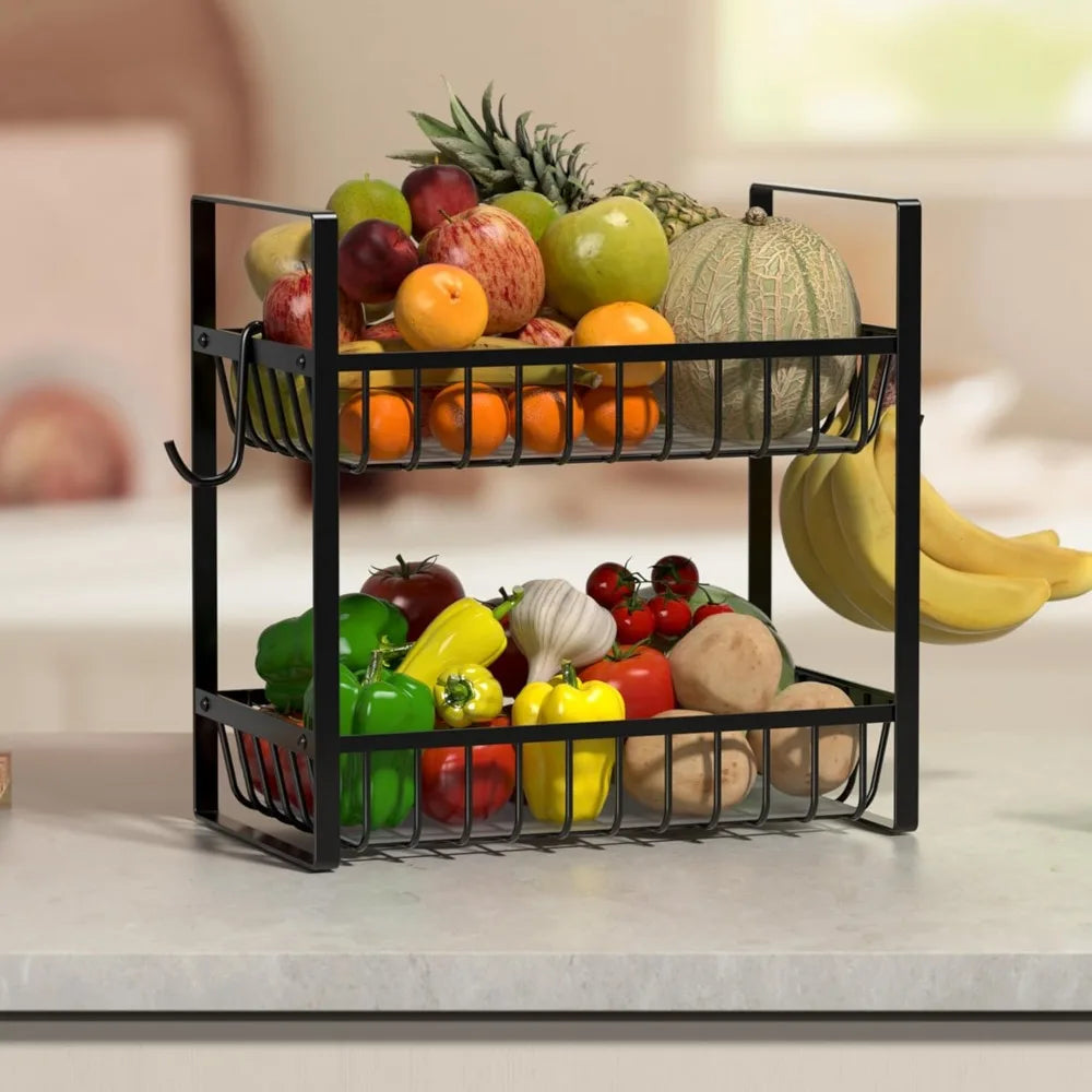Fruit Basket Bowl Counter-top Organizer
