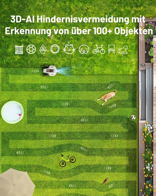 Robot Lawn Mower - 3D Vision & RTK Technology Fusion Mapping System