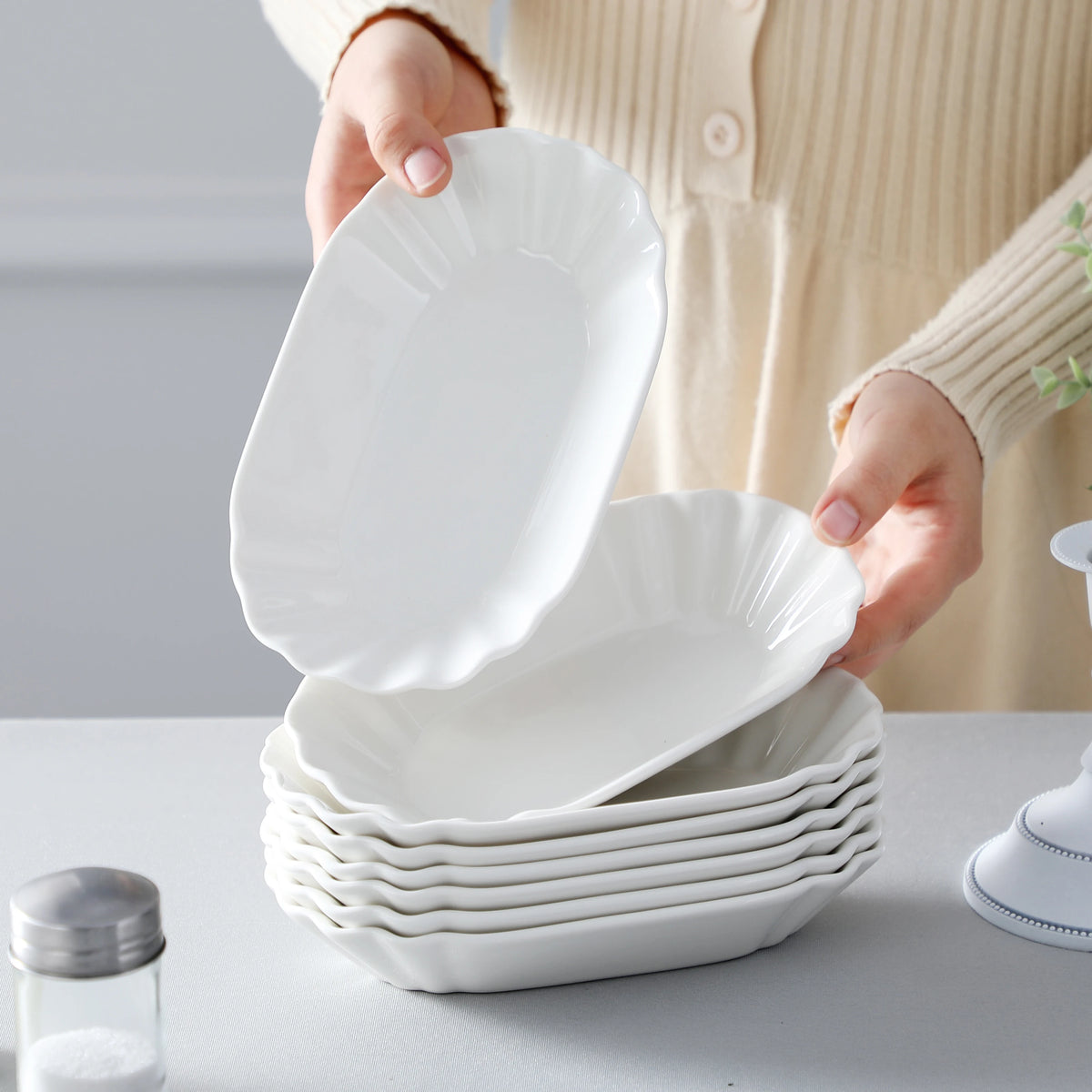 Regular Ceramic Porcelain Breakfast Tray