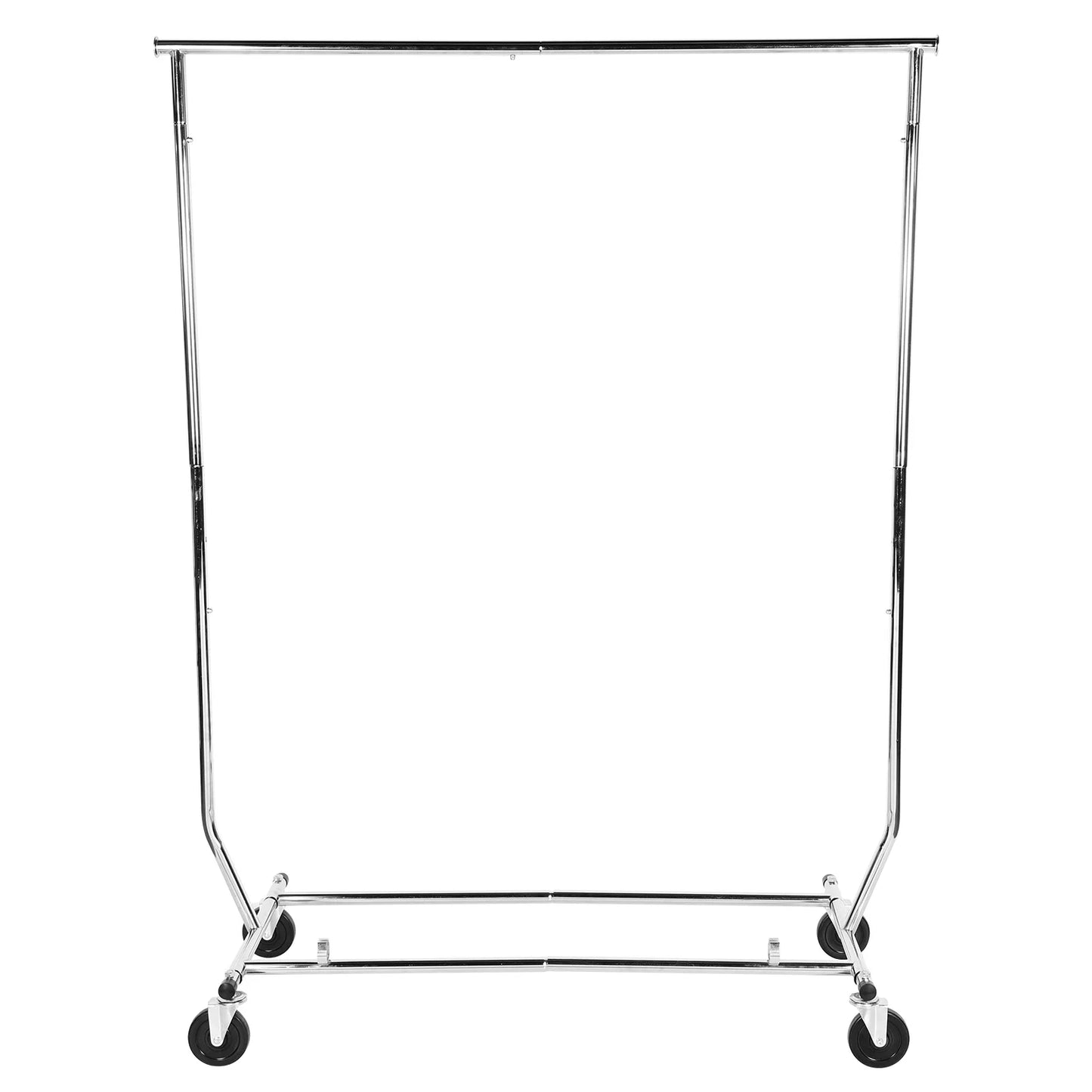 Adjustable Rolling Garment Rack with Sturdy Wheels
