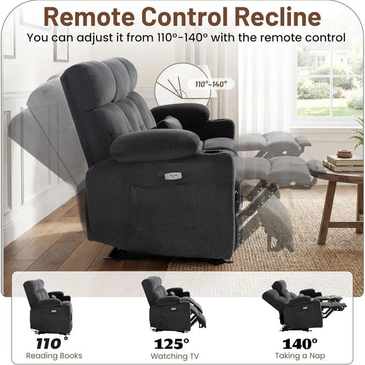 Heated and Massage Reclining Sofa