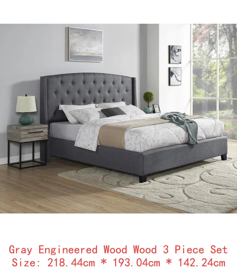 Contemporary Upholstered Bedroom Set