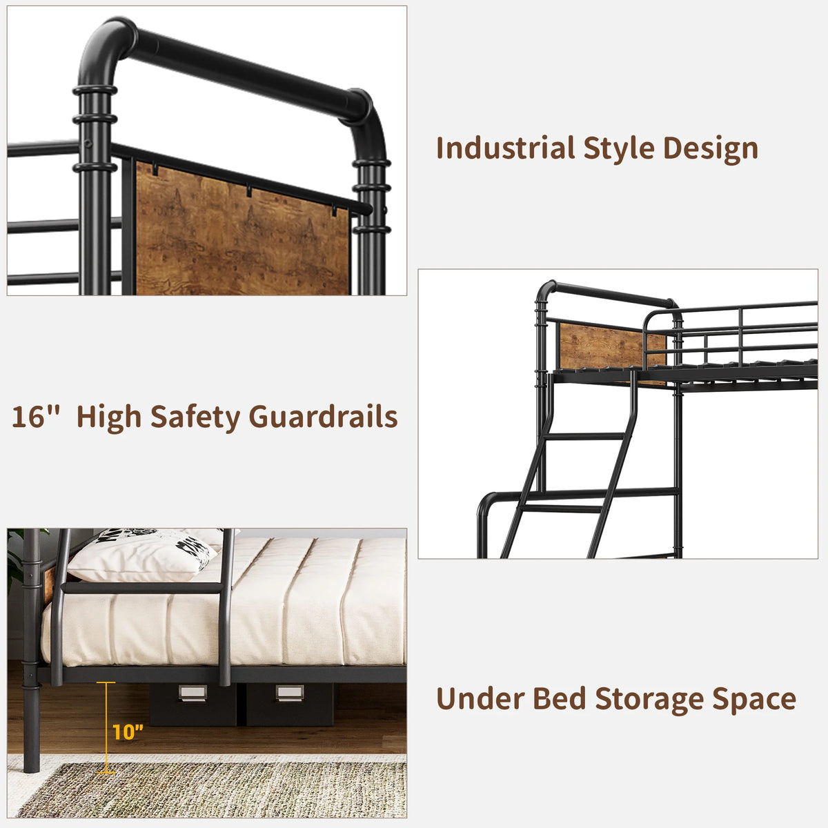 Bunk Beds Twin Over Full Size
