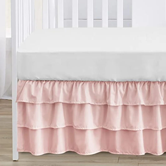 Baby Crib Bedding Set - Pink Shabby Chic