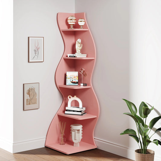 Modern Wall Corner Bookshelf