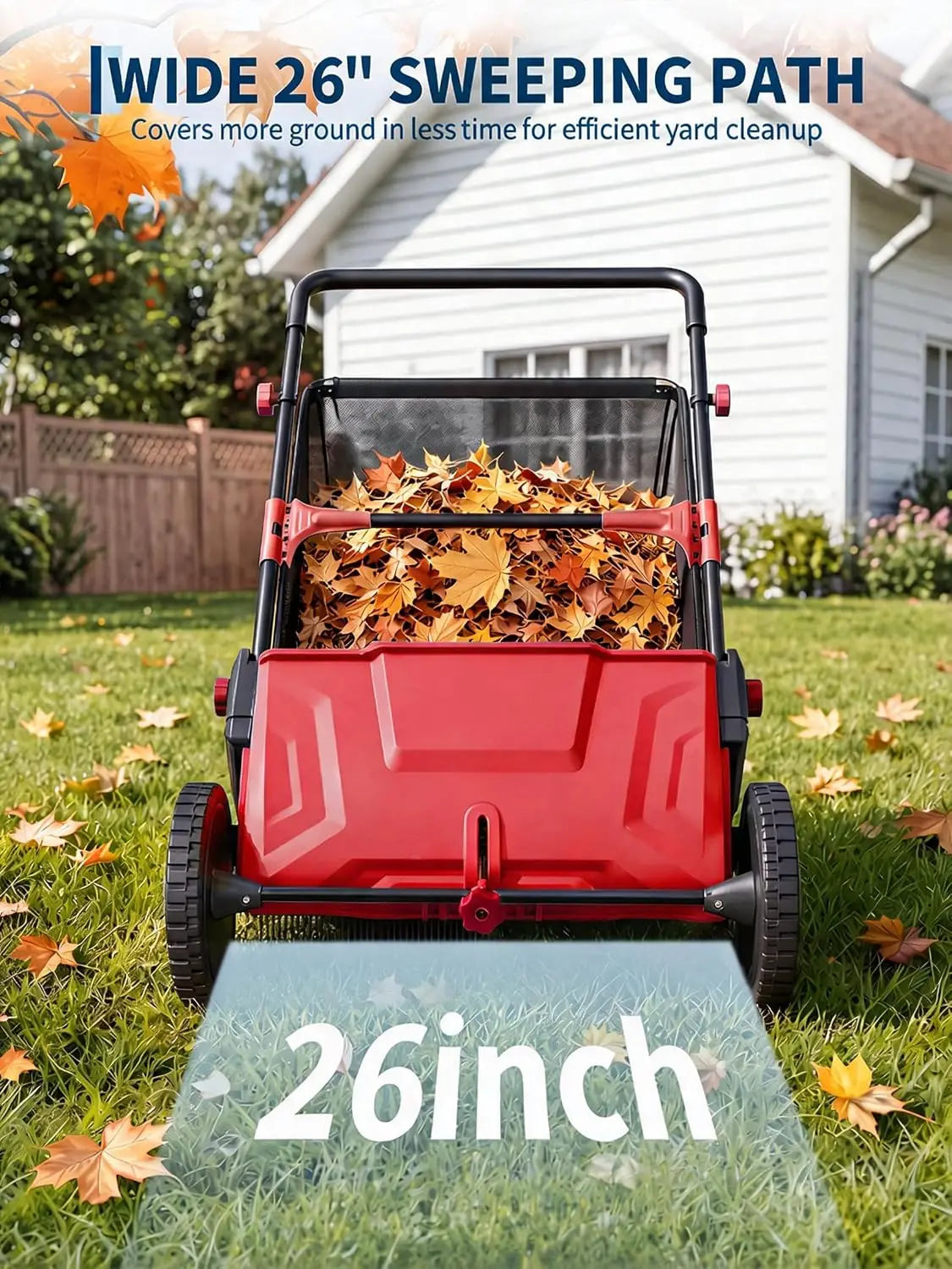 Leaf & Grass Collector Bag with Height Adjustable