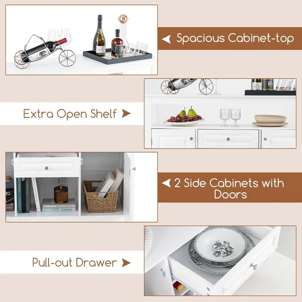 Multifunctional Buffet Winery Cabinet