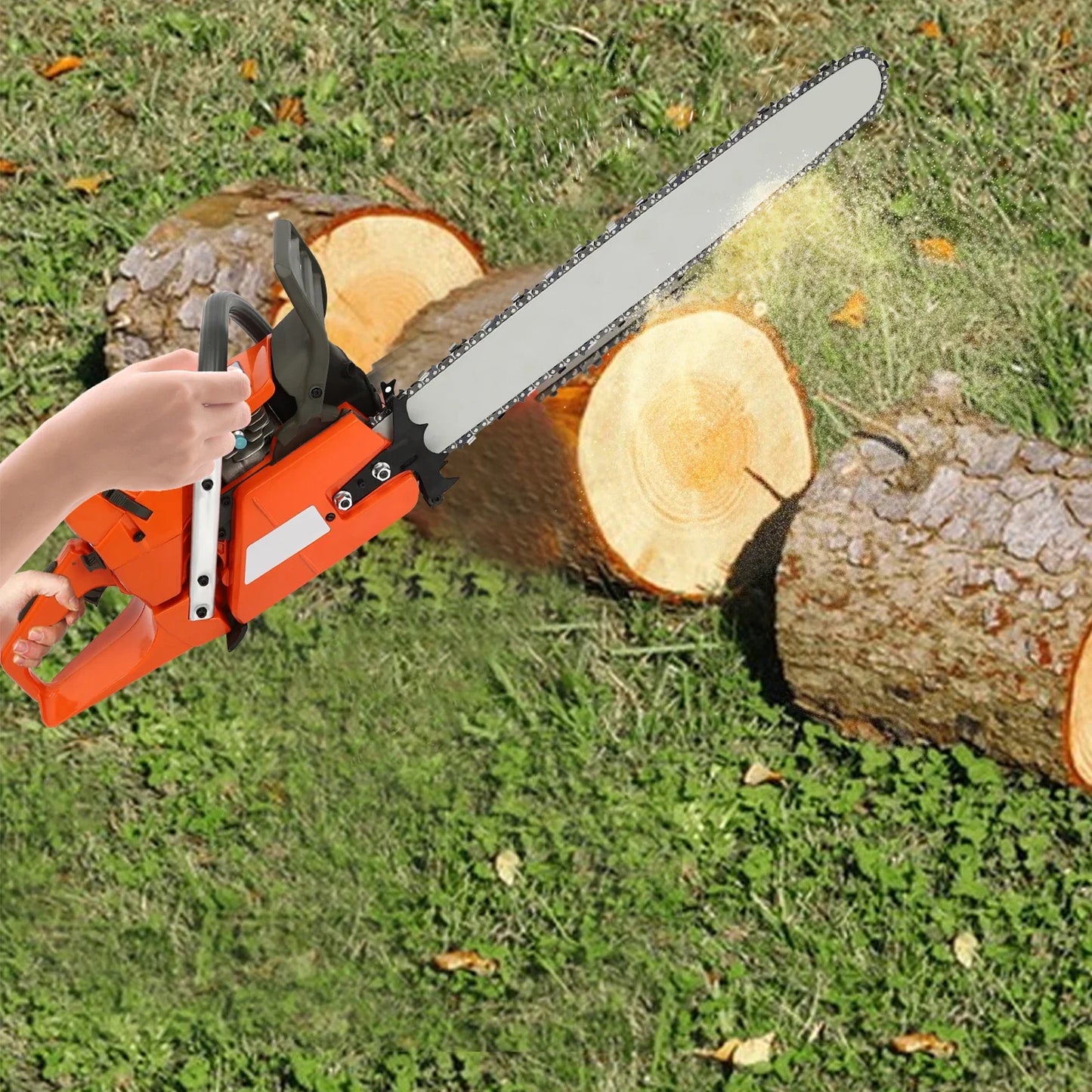 Gasoline Power Chain Saws with Crankcase Hand Pull Start For Cutting Wood