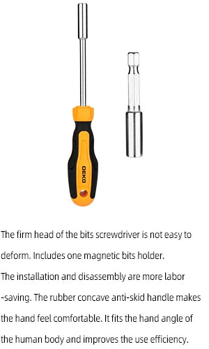 General Household Hand Tool Kit with Plastic Toolbox Storage Case