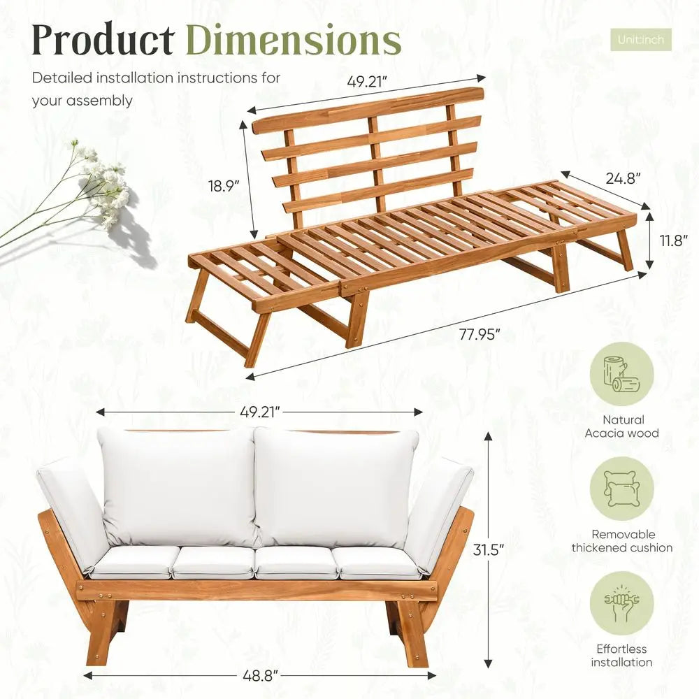 Outdoor Patio Loveseat Furniture