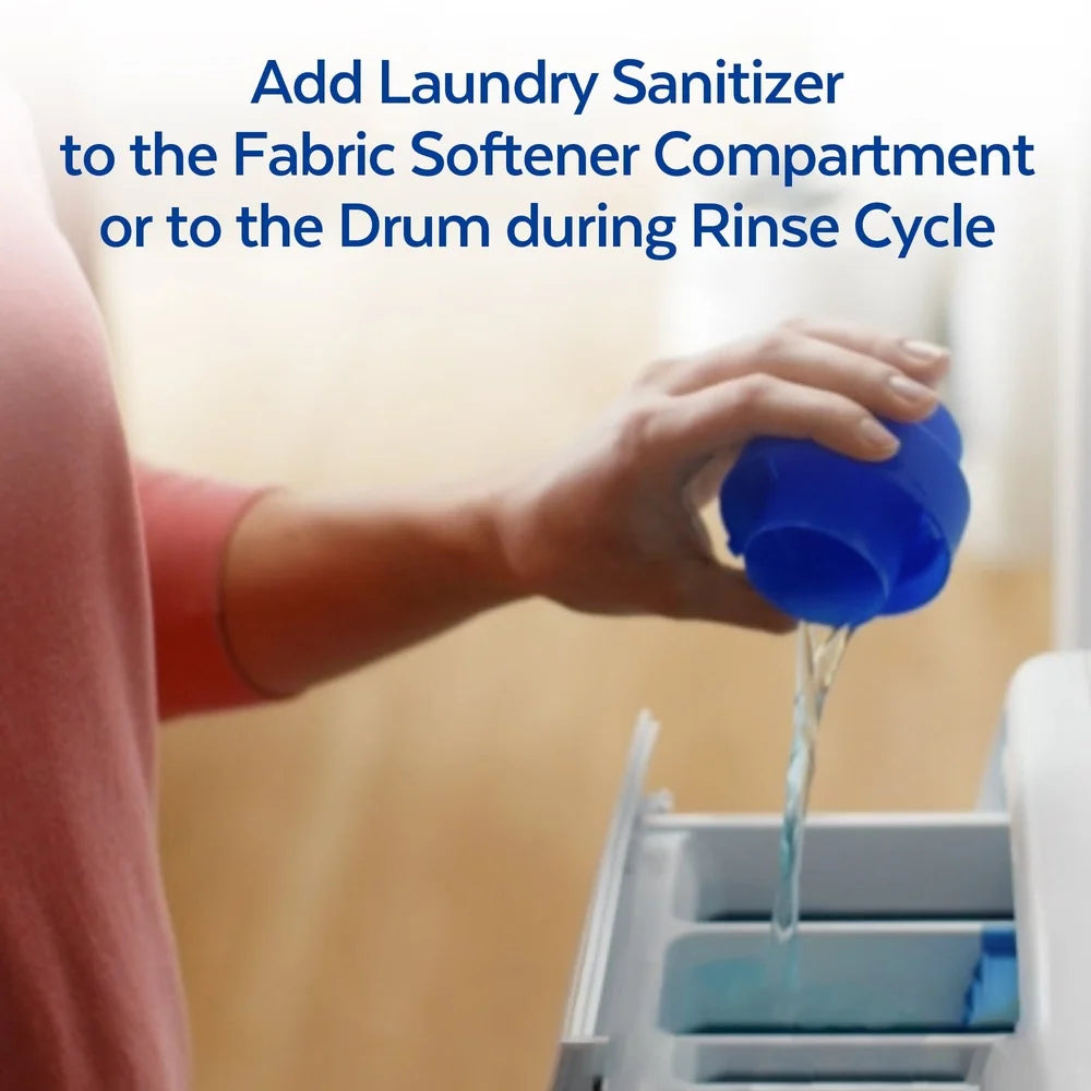Laundry Sanitizer Additive kills 99 9% bacteria odor eliminator bleach