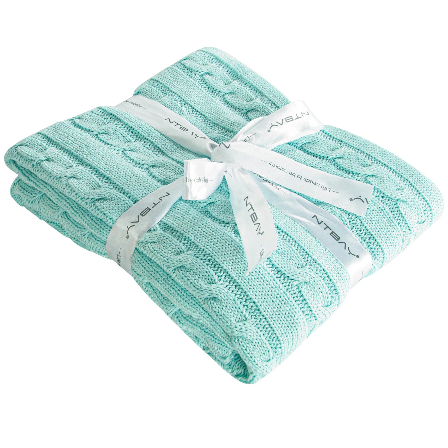 Cable Knit Baby Blanket