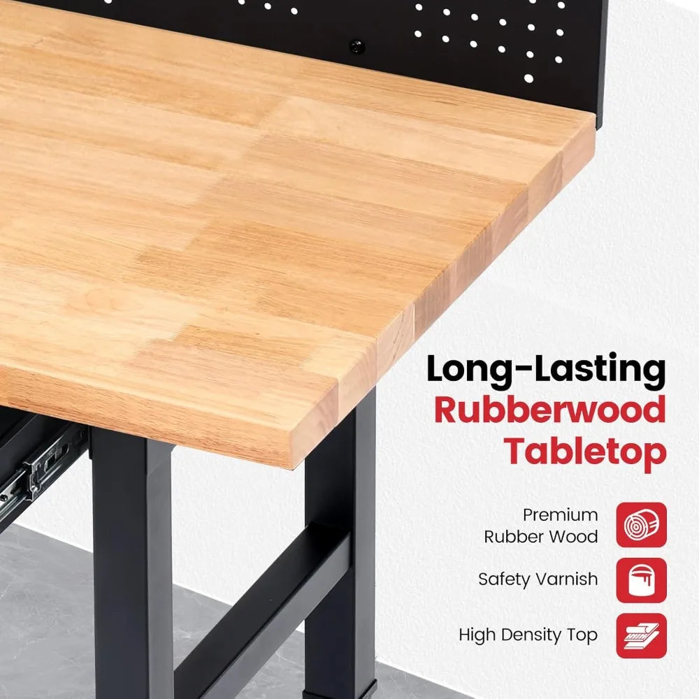 Garage Workbench for Woodworking Workshop