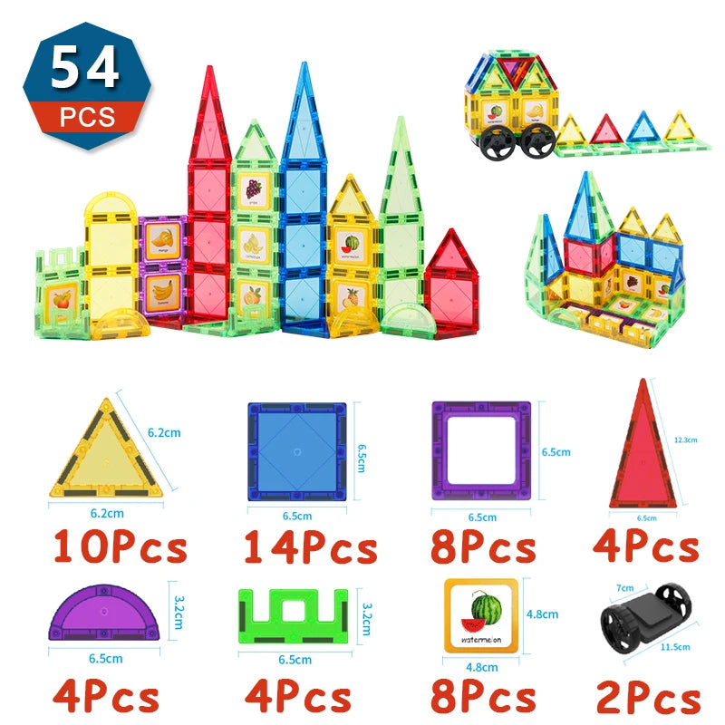 Romboss Magnetic Montessori Educational Building Blocks