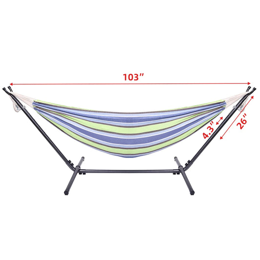 Portable Outdoor Polyester Hammock Set