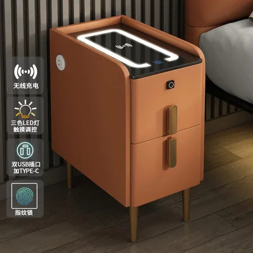 Modern Bedside Table Smart Dresser Created Luxury Vanity Desk