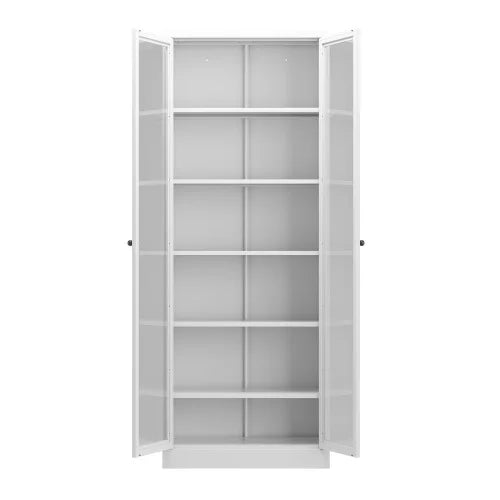 Tall Metal Kitchen Freestanding Storage with 5 Adjustable Shelves for Pantry